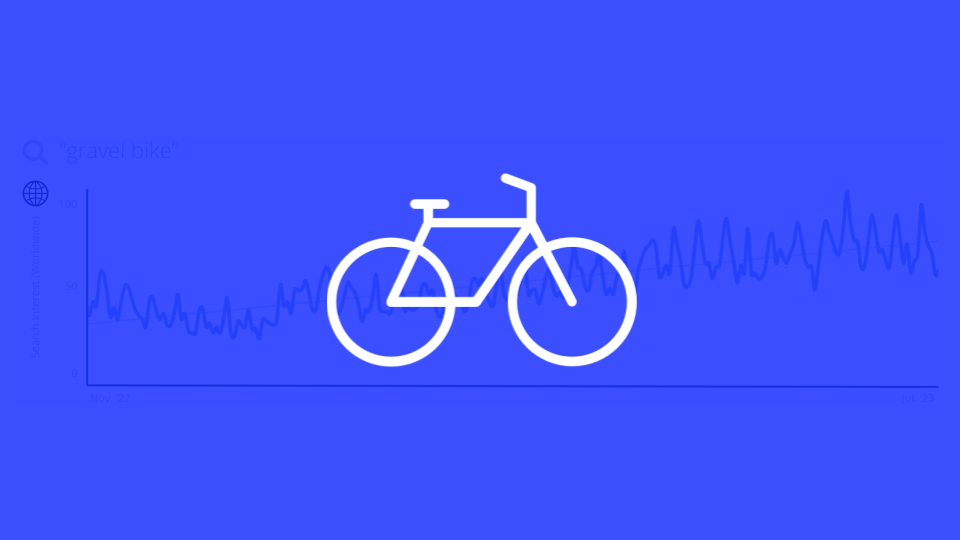How the Search Term “Gravel Bike” Increased by +42% in Q2 2023