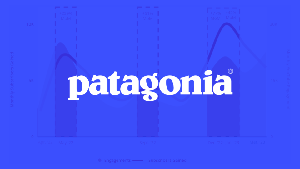 How Patagonia Gained +19% YouTube Subscribers in 1 Year