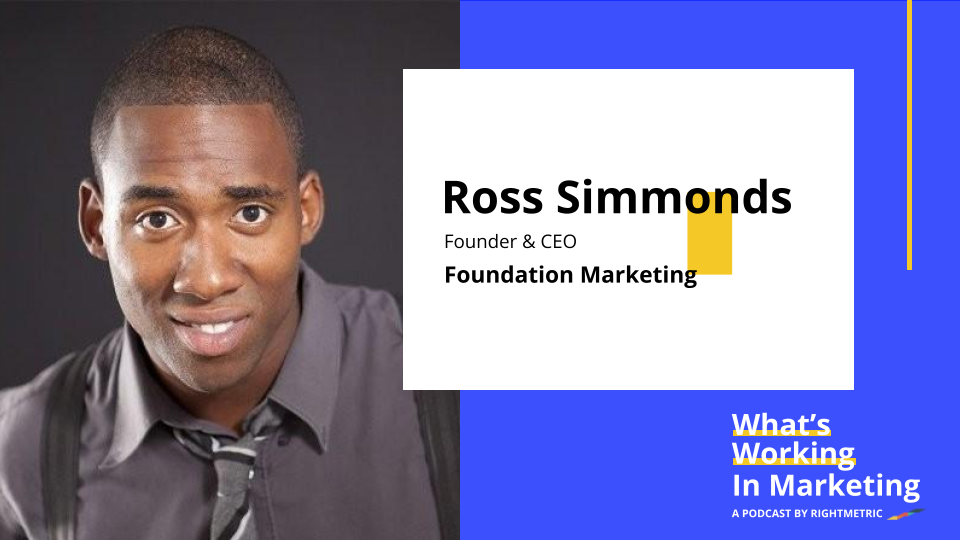 What's Working In Marketing™: Harnessing the Power of Content Distribution with Ross Simmonds, Founder & CEO of Foundation Marketing
