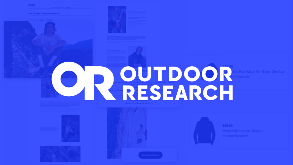 How Outdoor Research Relies on Search Traffic to Drive Website Visits