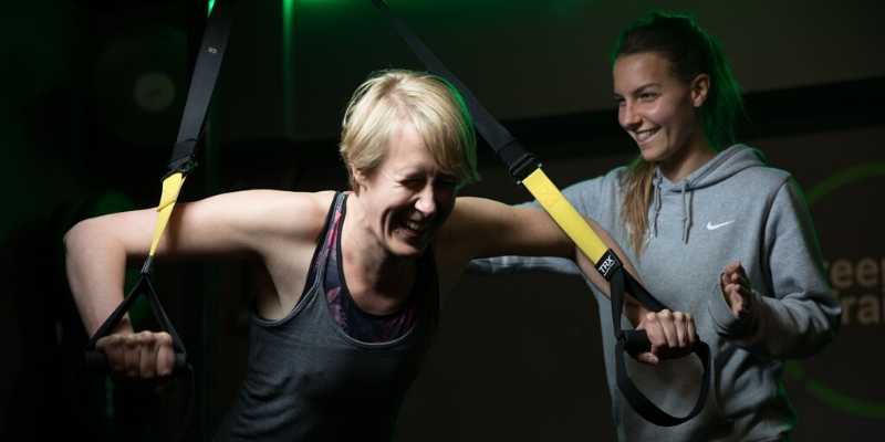 Greenwich Personal Trainer and Small Group Training Studio in action