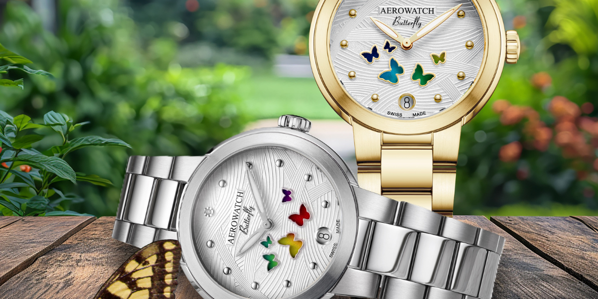 Aerowatch Harmonie Butterfly: een vleugje zomer om de pols