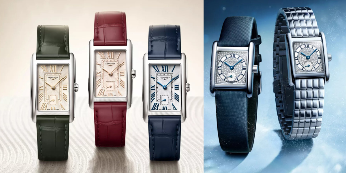 Longines | Nieuwe DolceVita-modellen combineren kleur en diamantzetkunst