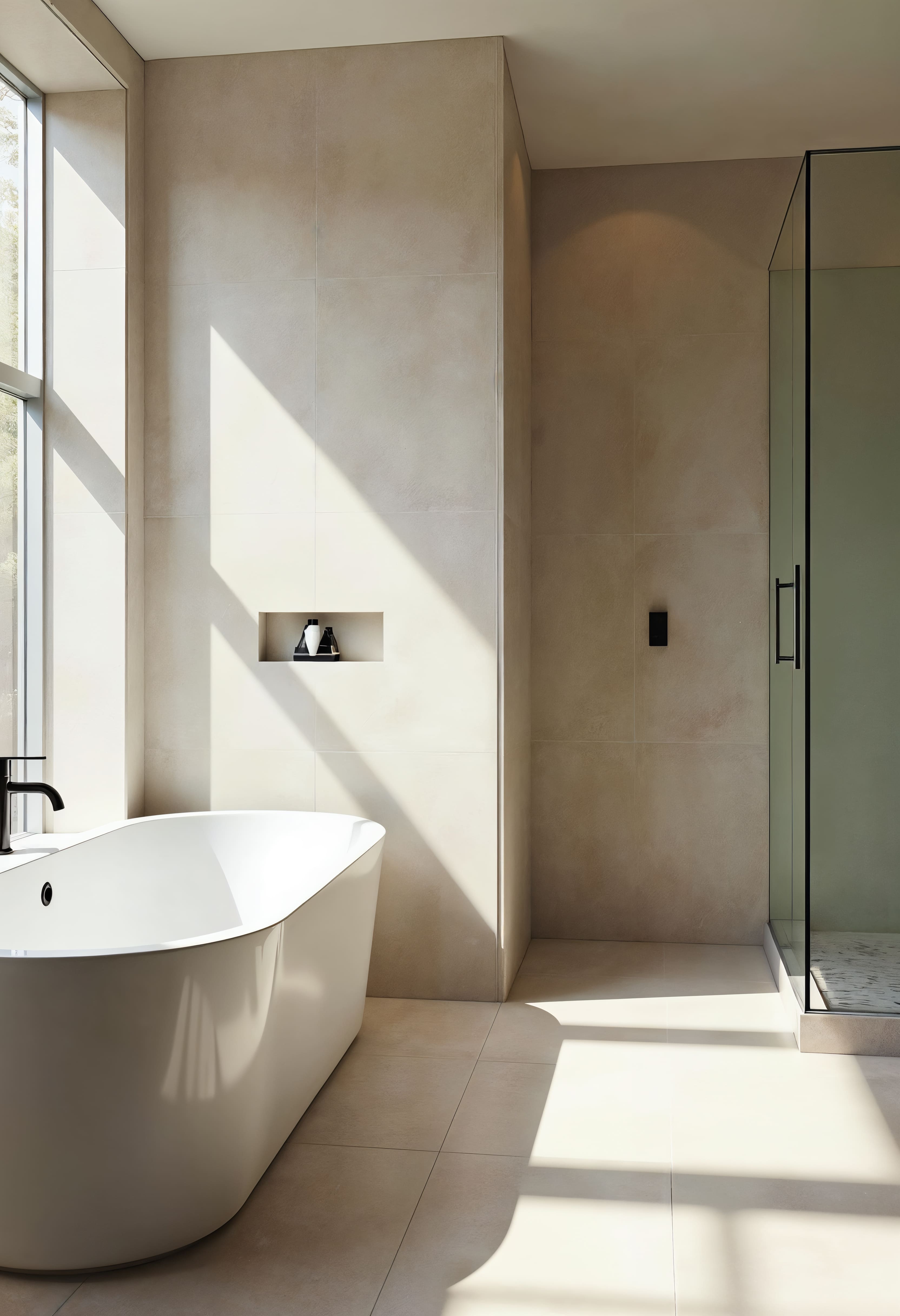 Microcement bathroom - 2026 bathroom trends