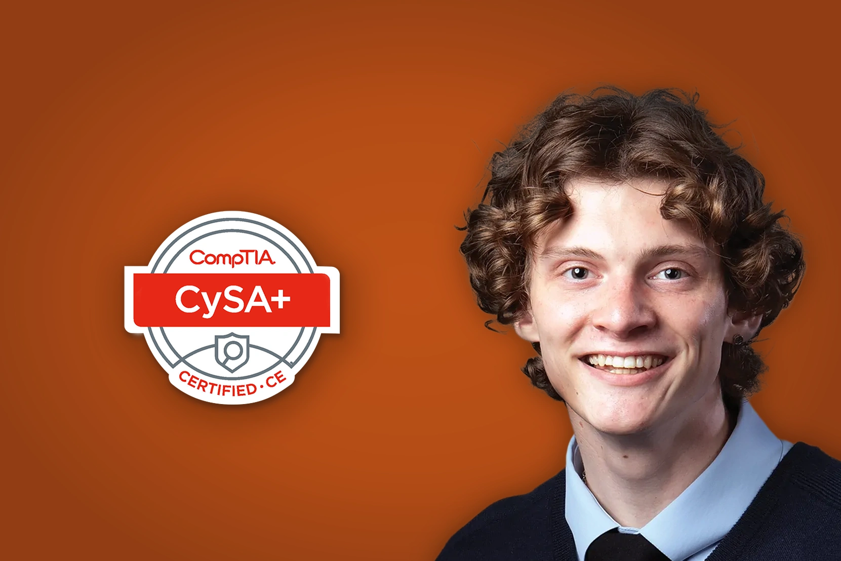 Caden Completes CompTIA Security+ Certification