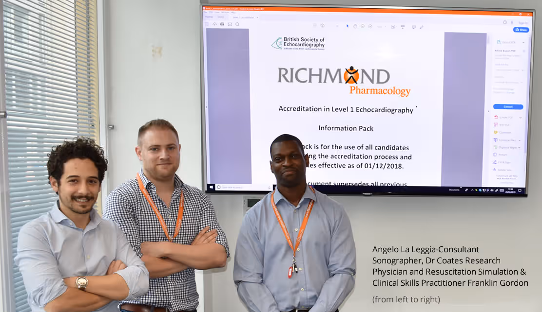 Echocardiography Course at Richmond Pharmacology