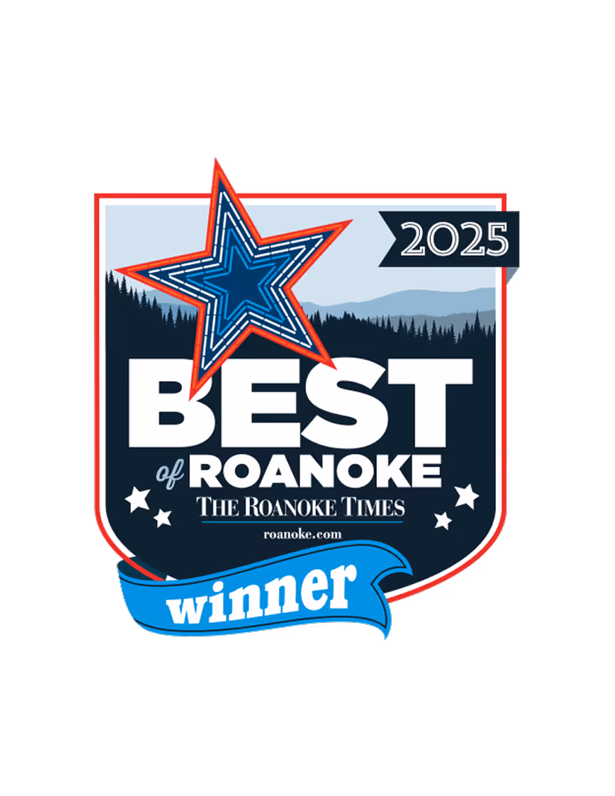2025 Best of Roanoke Winner Badge