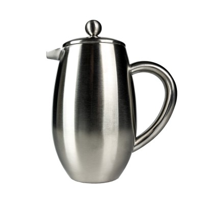 Café Olé Double Walled 6 Cup Cafetiere - Satin Finish