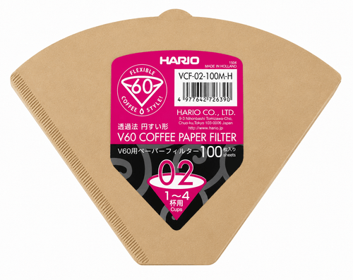Hario 02 V60 Brown Filter Papers (48 X 100)