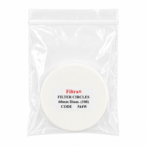 Filtra 63mm Discs Polybagged - White (100)