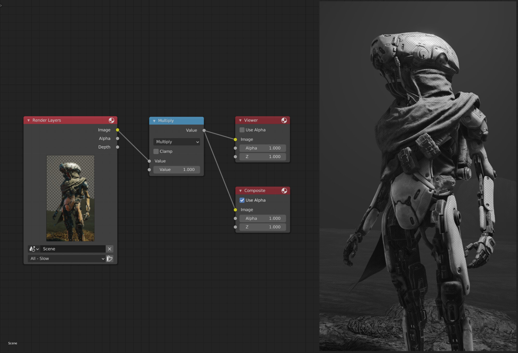 Recreating the Spider-Verse look in the Blender node editor