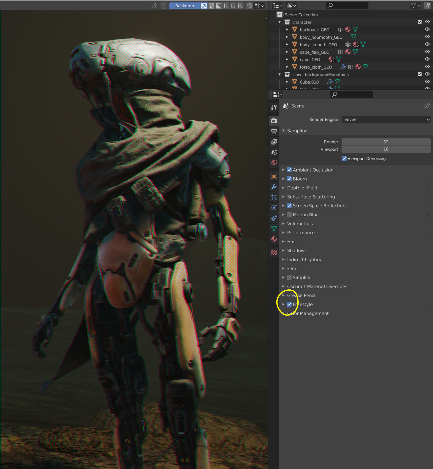 Recreating the Spider-Verse look in the Blender node editor