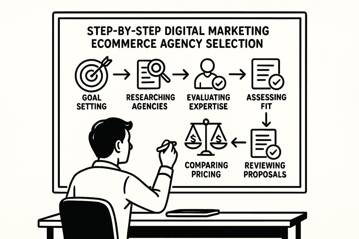 Step-by-Step Process for Choosing a Digital Marketing Ecommerce Agency