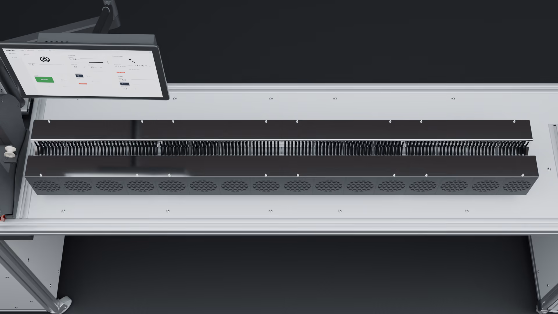 Picture of the rotor blades of the JARVIS Shredder.