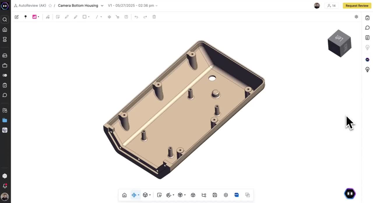 CoLab AutoReview 3D CAD review interface
