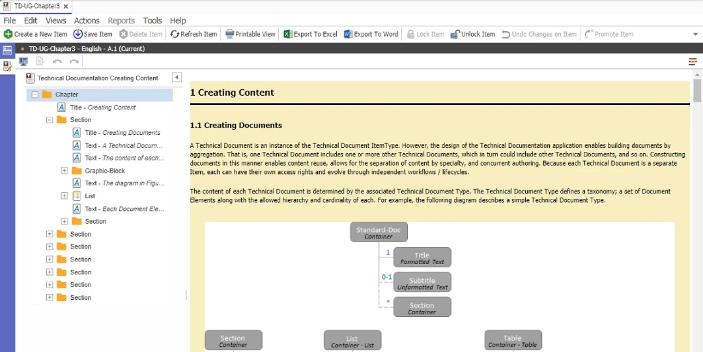 Aras Innovator product interface screenshot