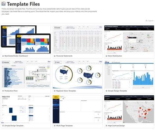 Power BI Template Files