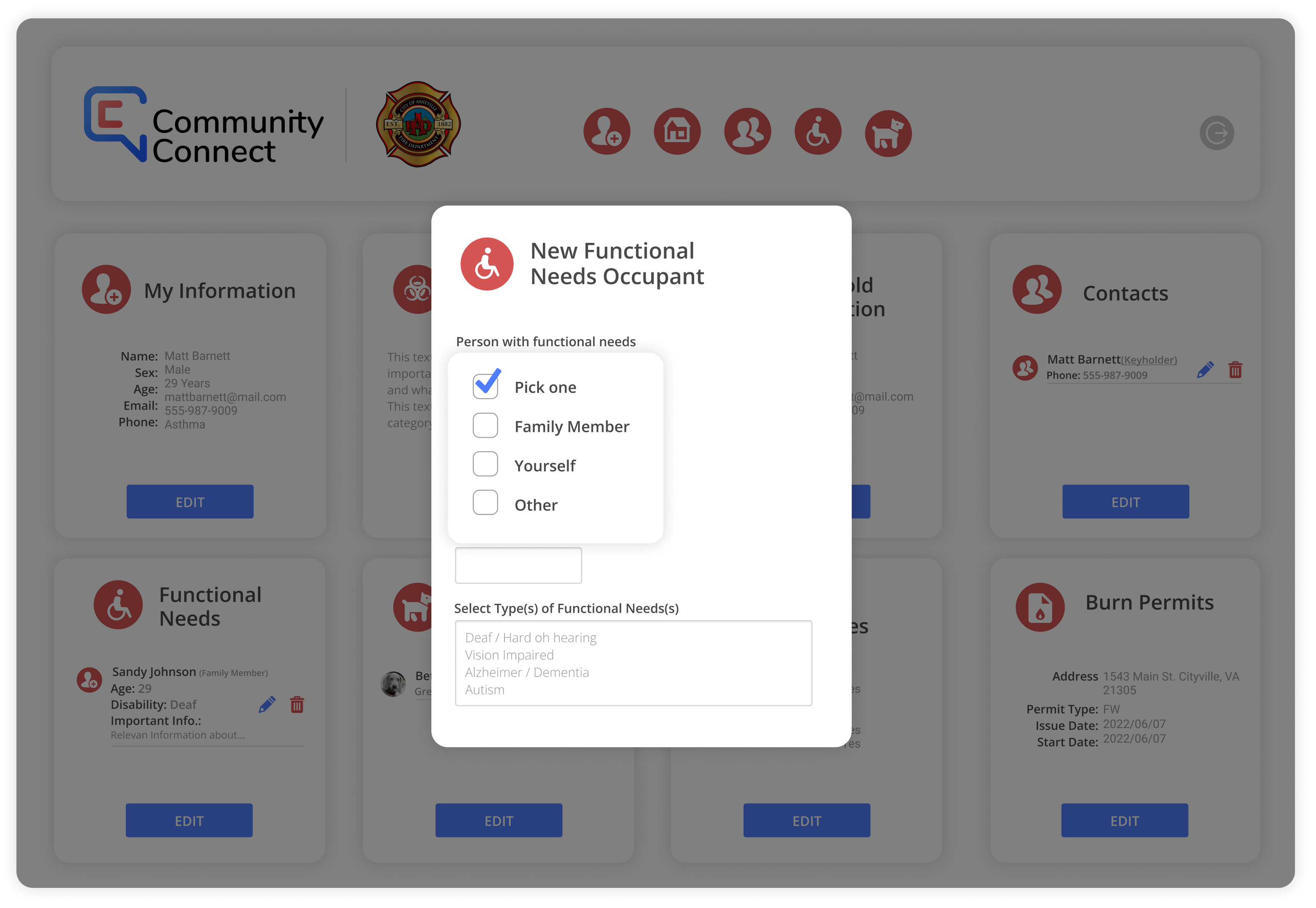 First Connect Reference Form First Due | Community Connect