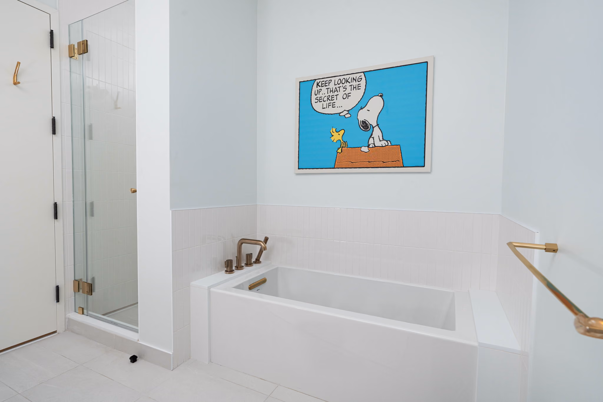 Kids' bathroom from a Manhattan condo renovation at 252 Seventh Avenue by Gallery KBNY