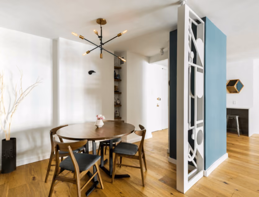 Renovated interior of a post-war co-op combination at Coliseum Park Apartments at 30 West 60th Street on the Upper West Side, Manhattan, by Gallery KBNY (view 8)