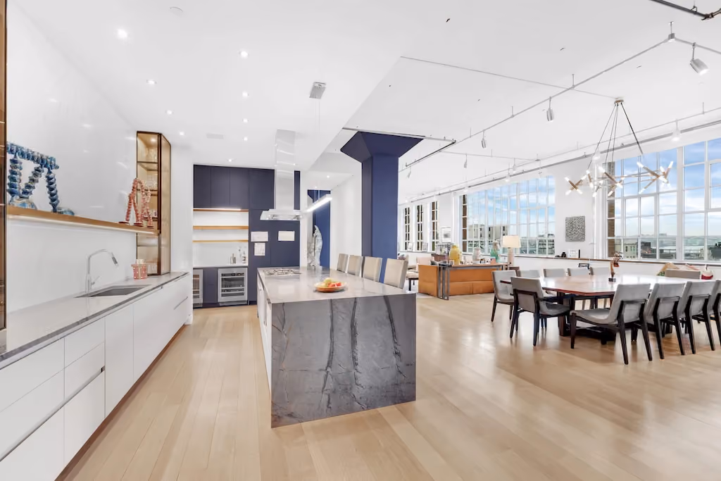 Tribeca loft kitchen renovation at 145 Hudson Street by Gallery KBNY