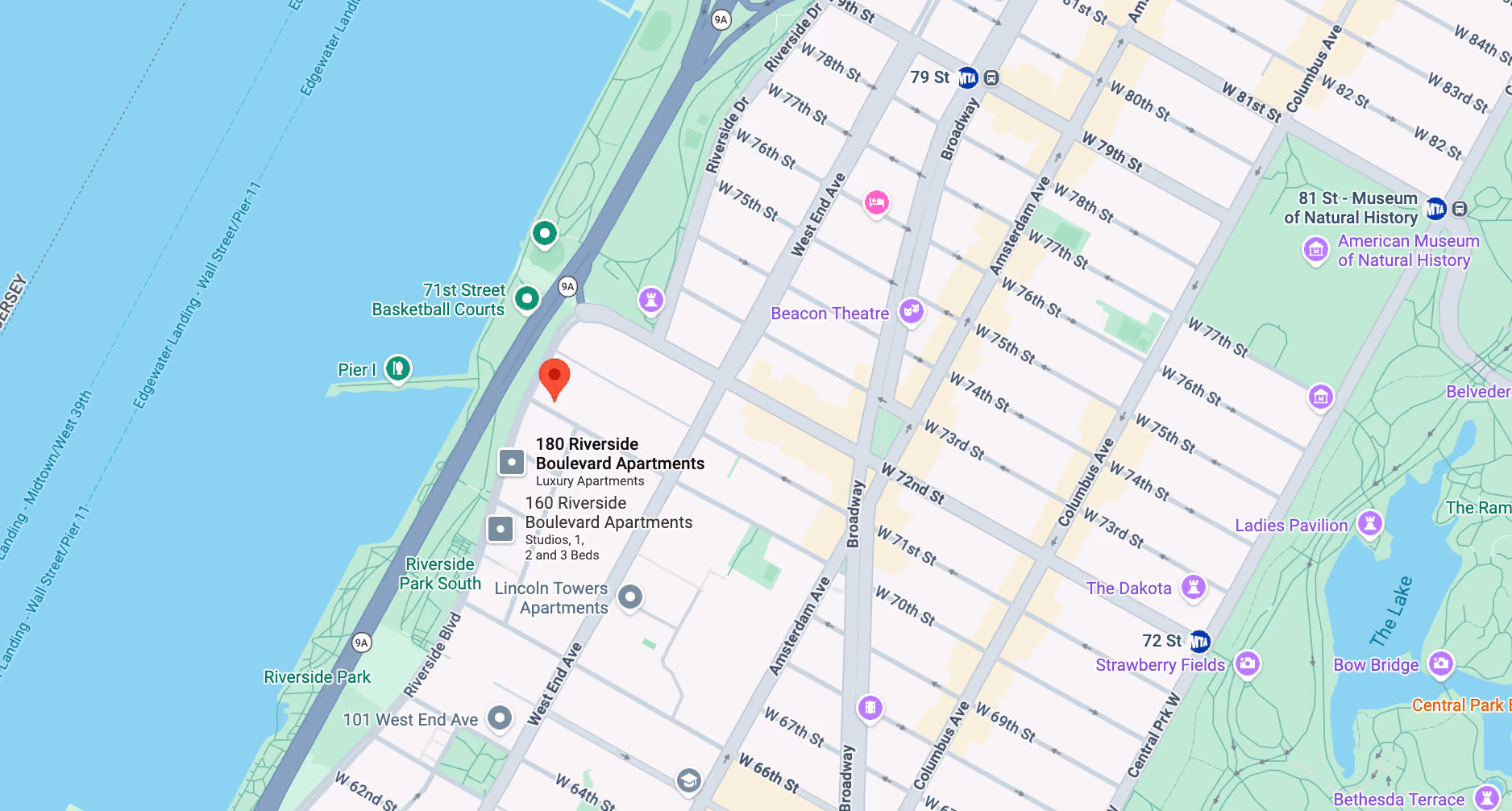 Renovation location map for the building