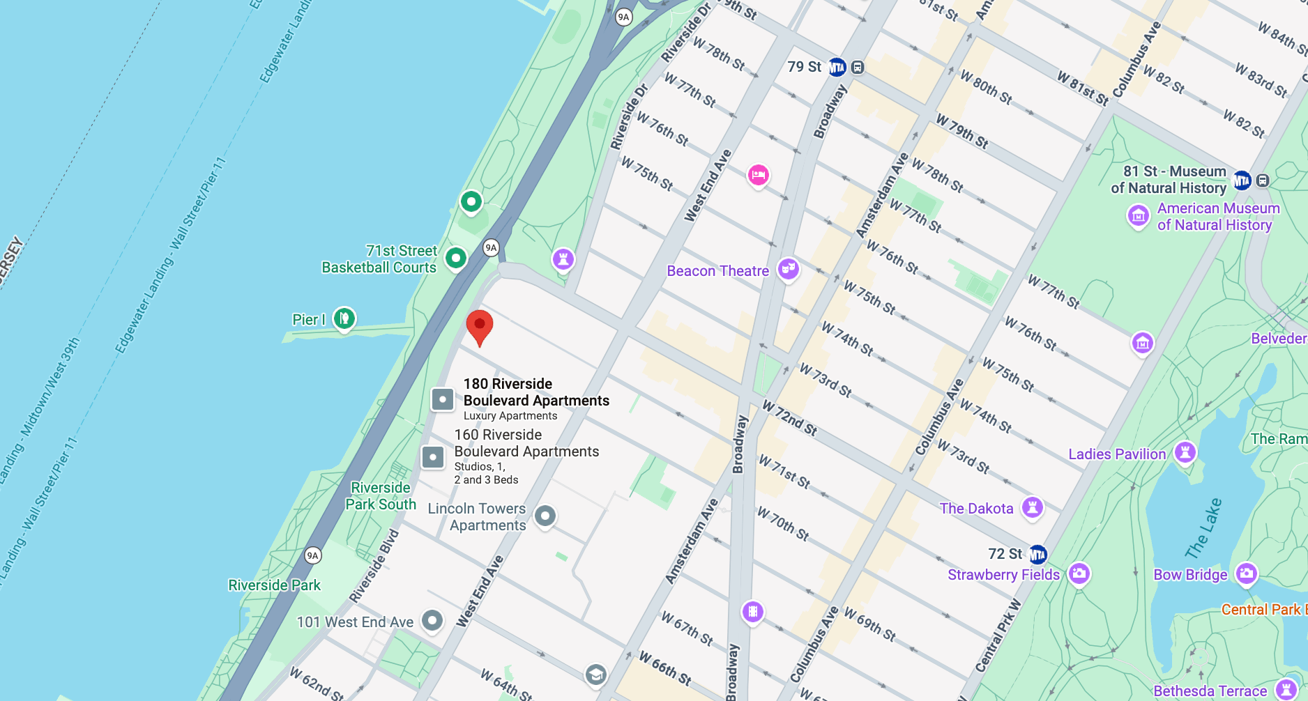 Renovation location map for the building