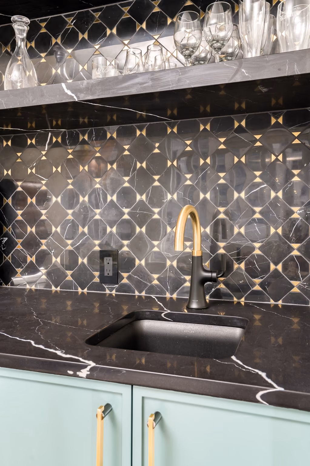 Renovated interior detail of a luxury condo at 220 Riverside Boulevard on the Upper West Side, Manhattan, by Gallery KBNY (view 2)