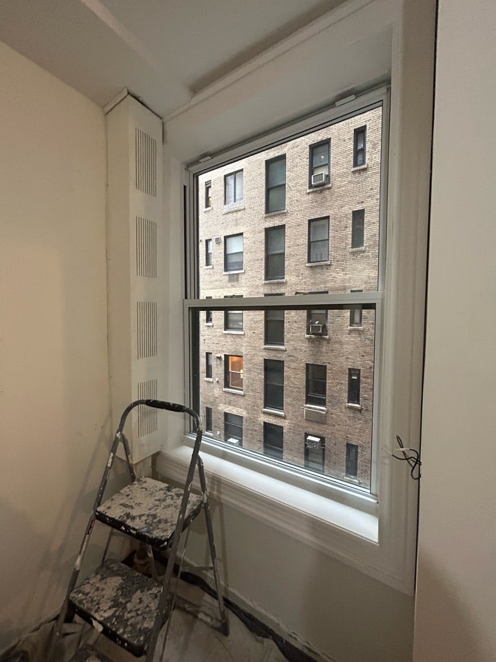In-progress renovation by Gallery KBNY showing key building considerations