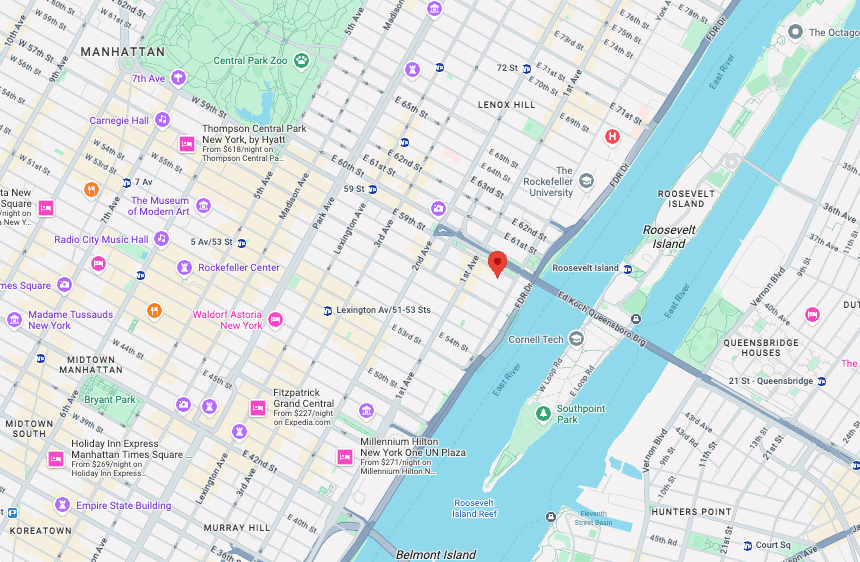 Renovation location map for the building