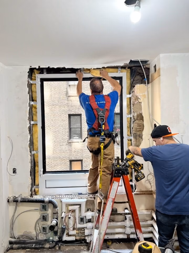 In-progress renovation by Gallery KBNY showing key building considerations