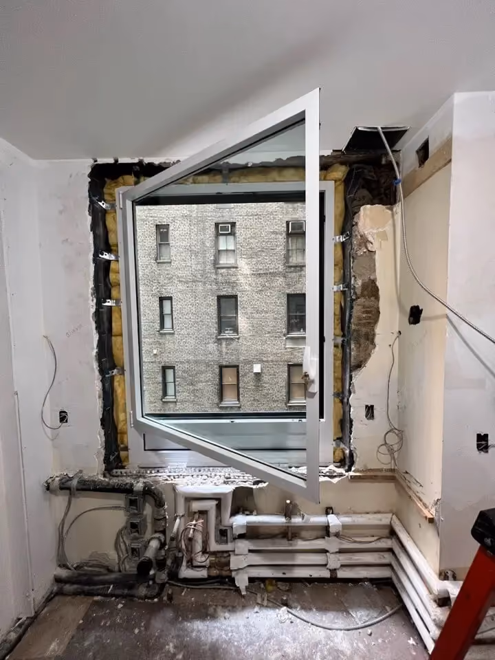 Interior from a Fifth Avenue apartment renovation in Manhattan by Gallery KBNY