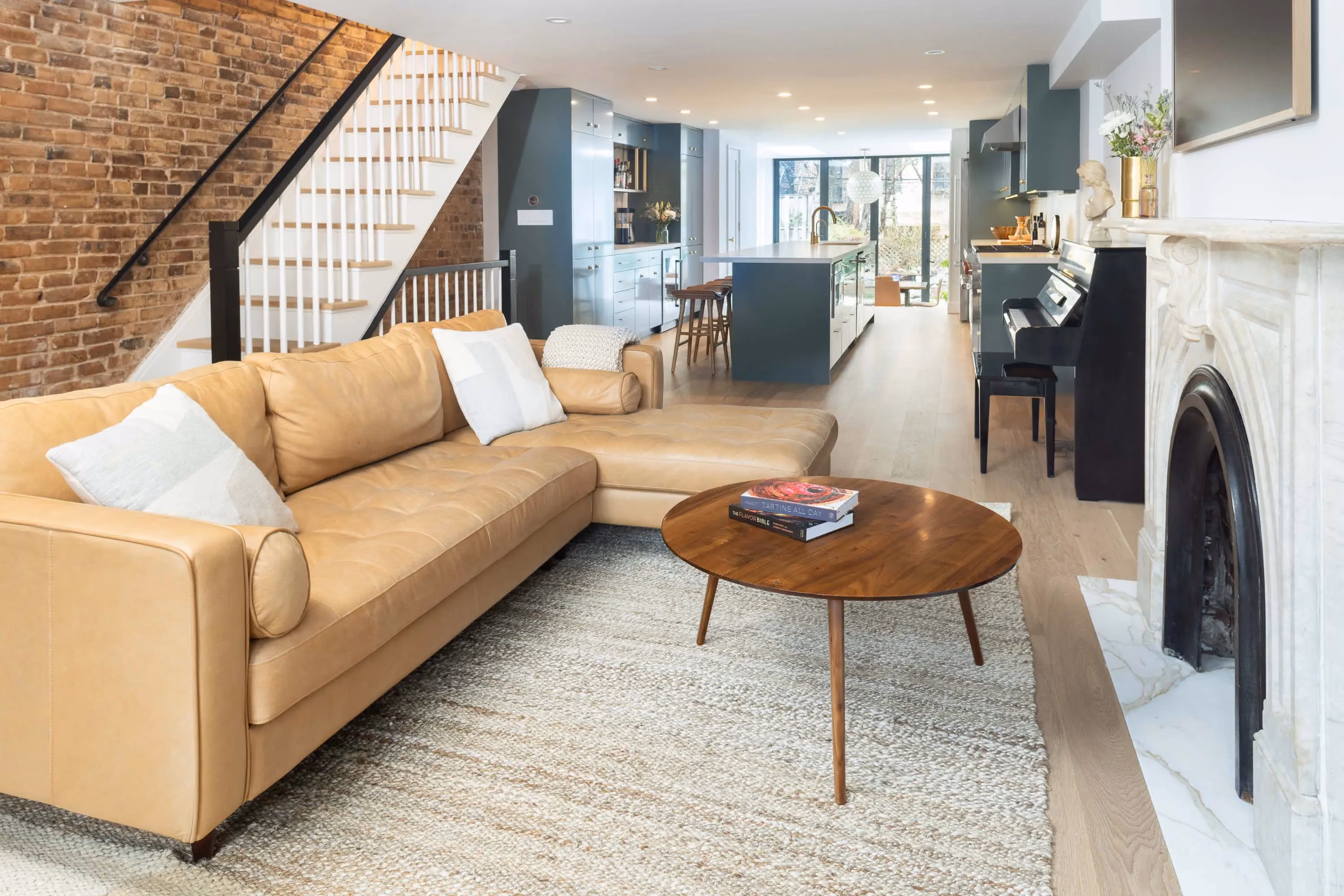 Structural work in a Carroll Gardens brownstone renovation, Brooklyn, by Gallery KBNY