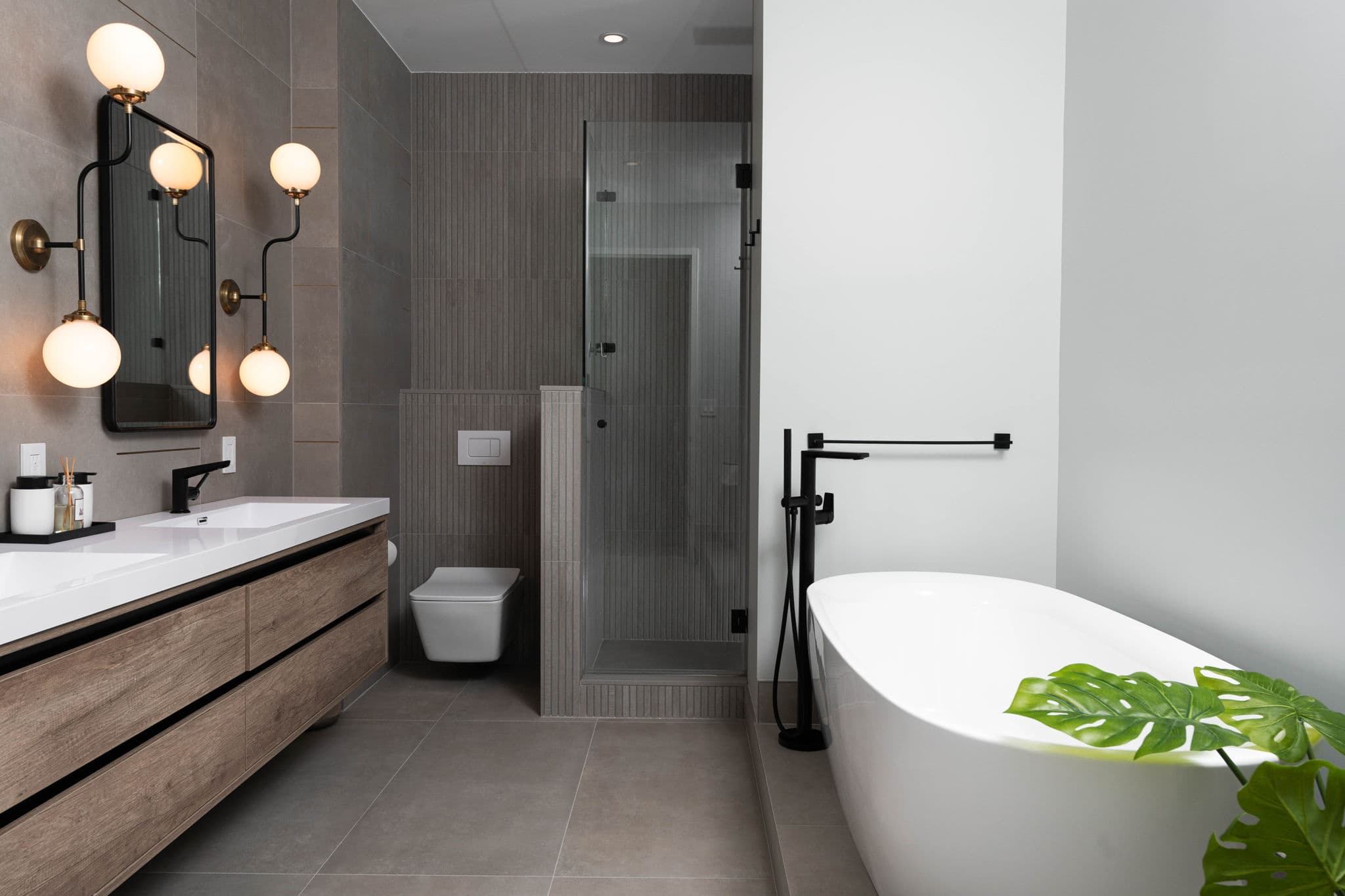  Renovated bathroom in a Chelsea condo at The Chelsea Mercantile, 252 Seventh Avenue by Gallery KBNY