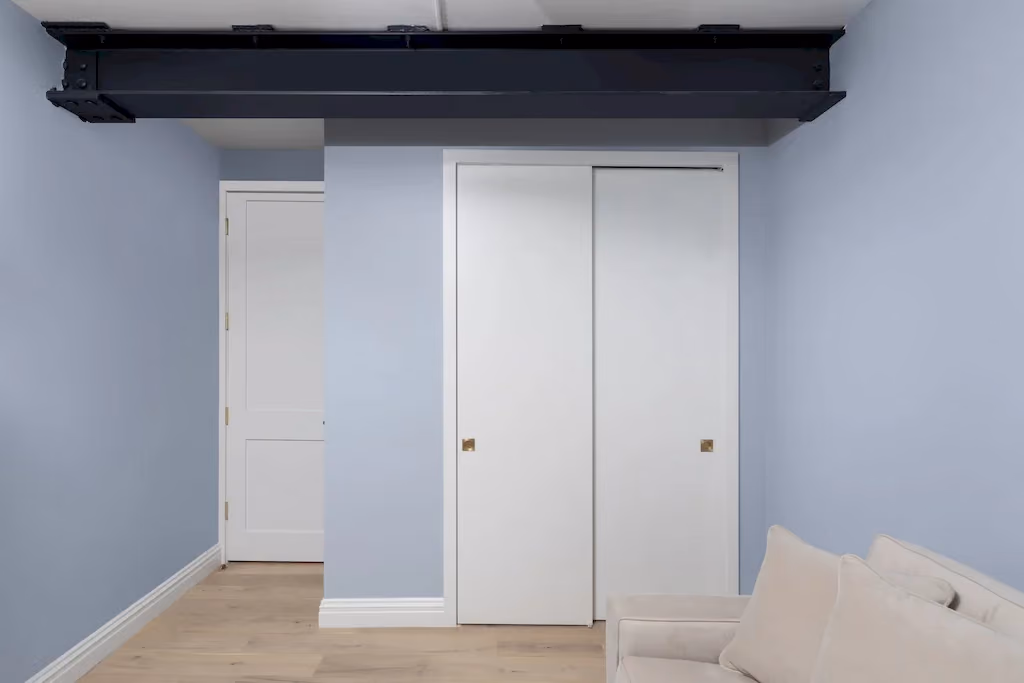 Renovated interior detail of a townhouse and apartment vertical combination at 328 Albany Street in Battery Park City, Manhattan, by Gallery KBNY (view 2)
