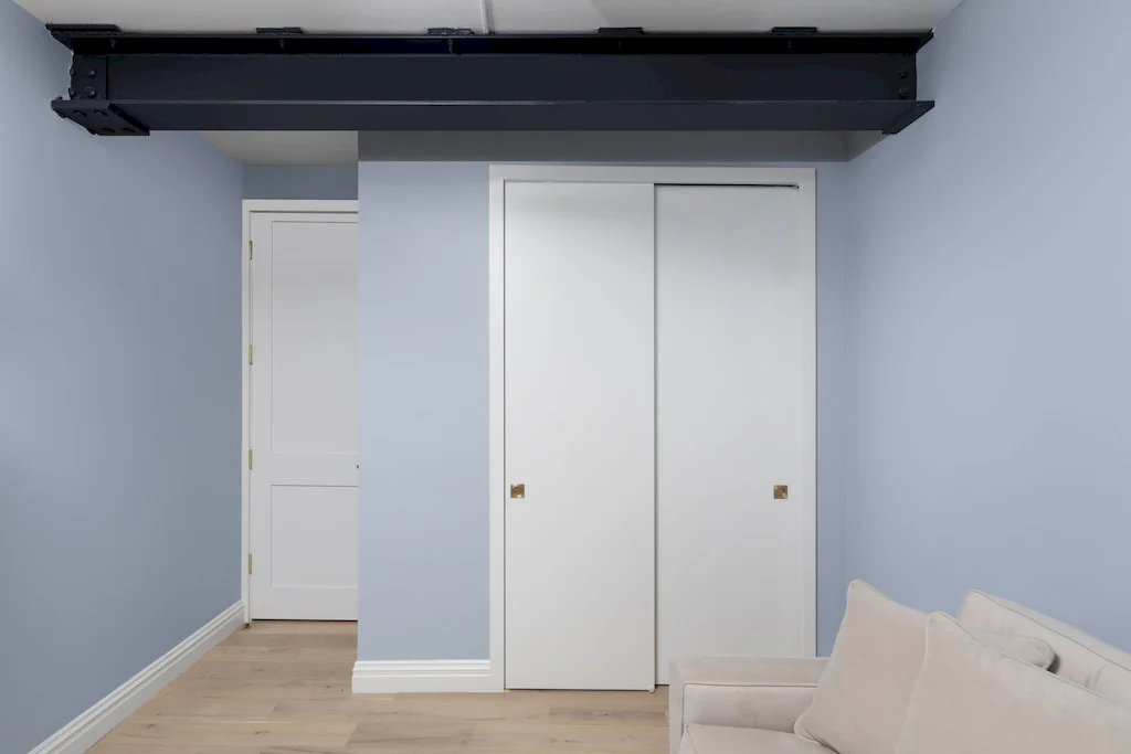 Renovated interior detail of a townhouse and apartment vertical combination at 328 Albany Street in Battery Park City, Manhattan, by Gallery KBNY (view 2)