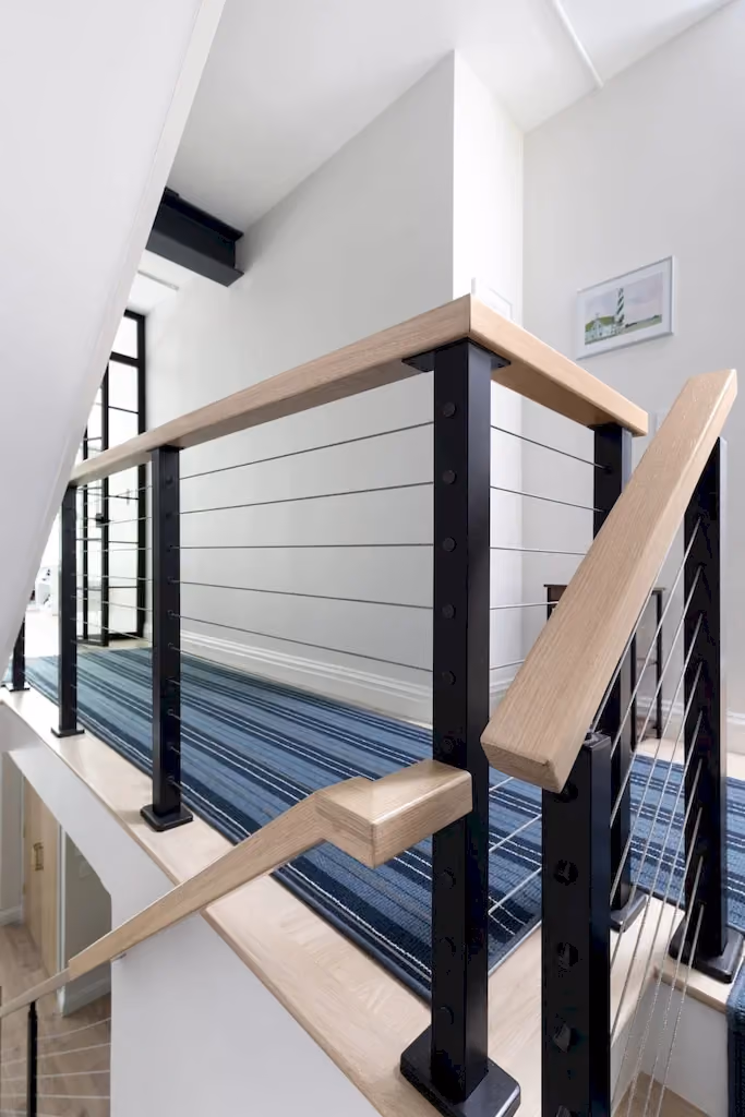 Renovated interior detail of a townhouse and apartment vertical combination at 328 Albany Street in Battery Park City, Manhattan, by Gallery KBNY (view 6)