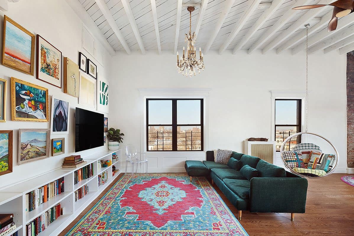 Renovated interior detail of a pre-war co-op at 296 Sterling Place in Prospect Heights, Brooklyn, by Gallery KBNY (view 2)