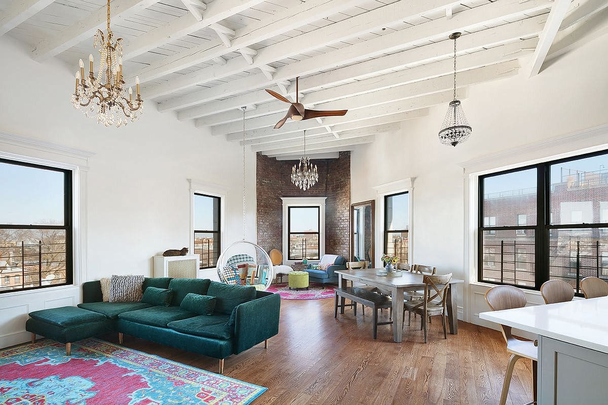 Renovated interior detail of a pre-war co-op at 296 Sterling Place in Prospect Heights, Brooklyn, by Gallery KBNY (view 3)