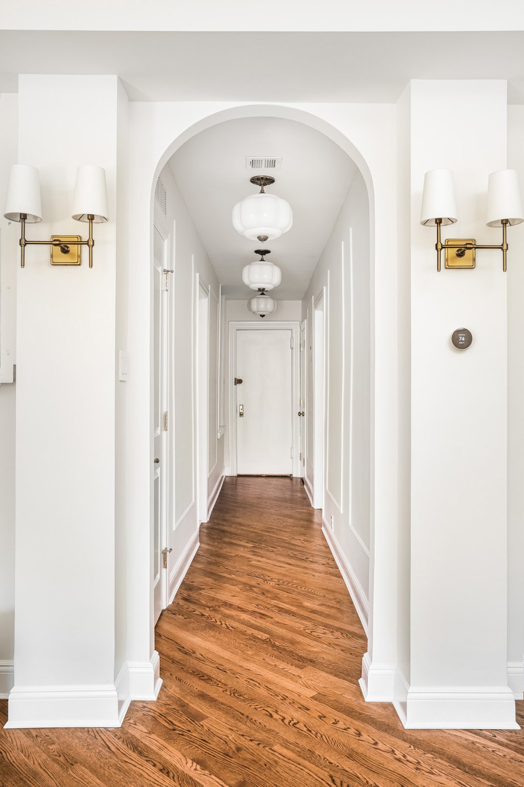 Renovated interior detail of a pre-war co-op combination at 61 Pierrepont Street in Brooklyn Heights, Brooklyn, by Gallery KBNY (view 1)