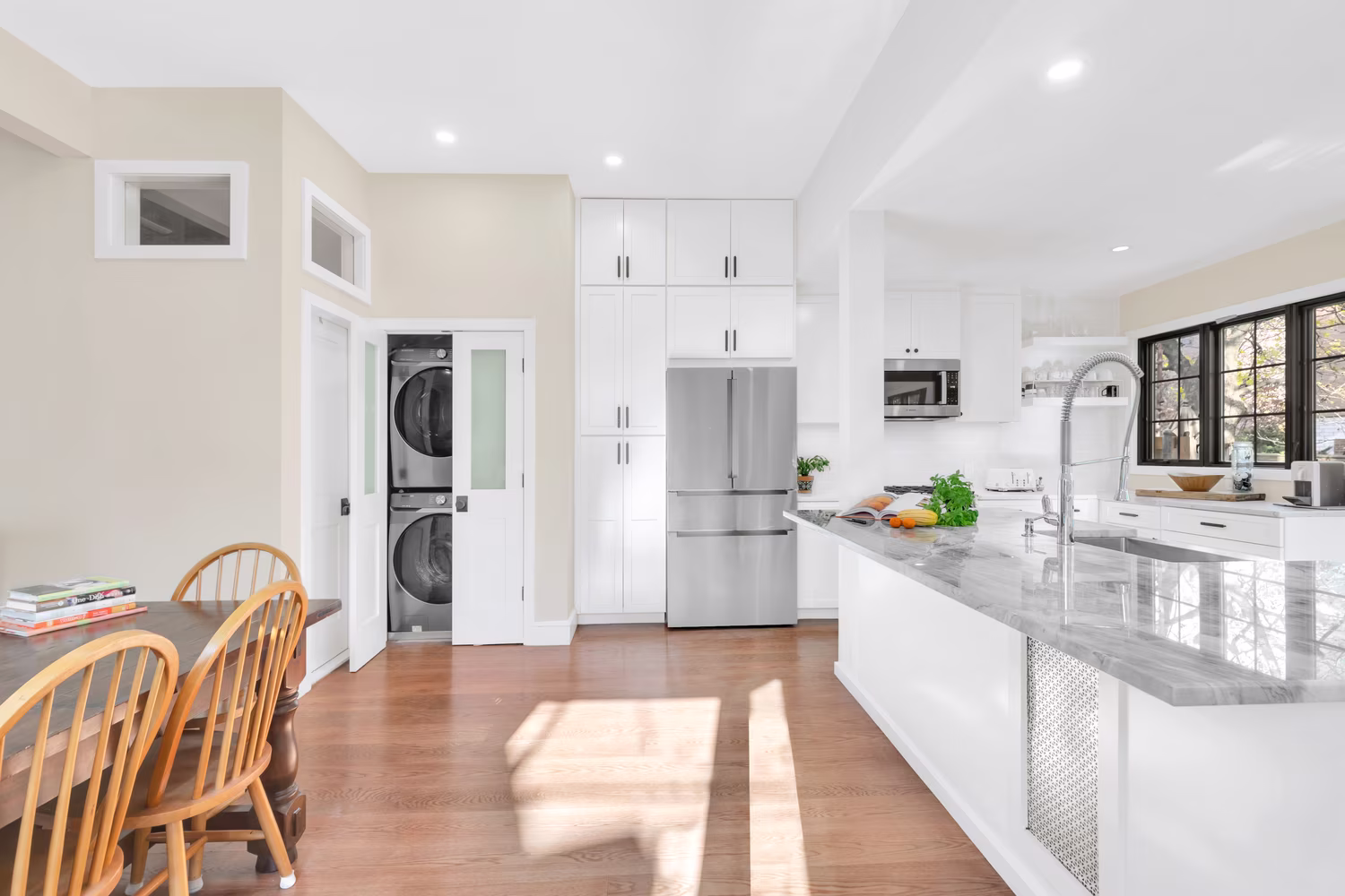 Renovated interior detail of a kitchen at Sherman Street in Brooklyn, by Gallery KBNY (view 3)