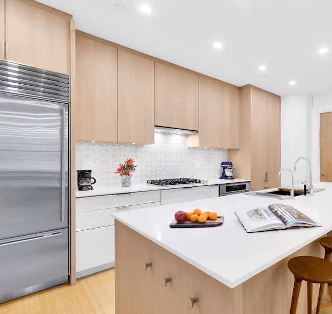 Renovated interior detail of a pre-war loft at 70 Washington Street in Dumbo, Brooklyn, by Gallery KBNY (view 1)