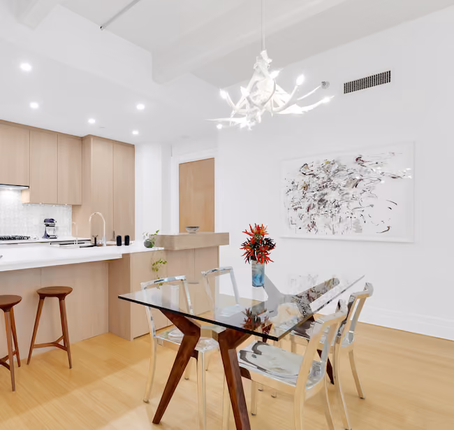 Renovated interior detail of a pre-war loft at 70 Washington Street in Dumbo, Brooklyn, by Gallery KBNY (view 5)