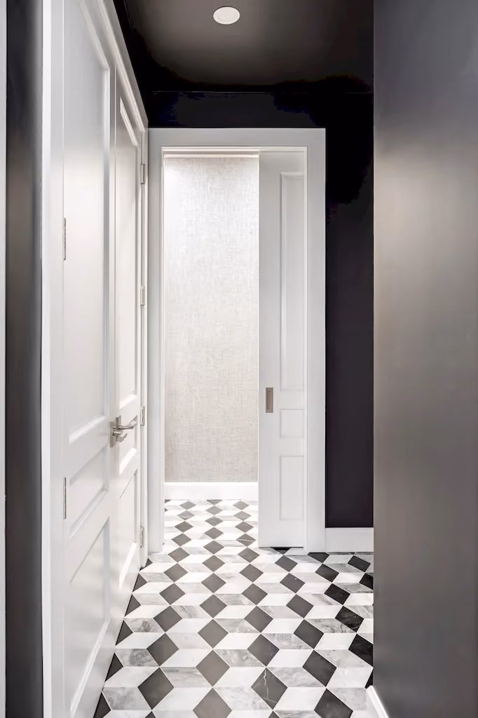 Renovated interior detail of a co-op loft at 335 Greenwich Street in Tribeca, Manhattan, by Gallery KBNY (view 7)