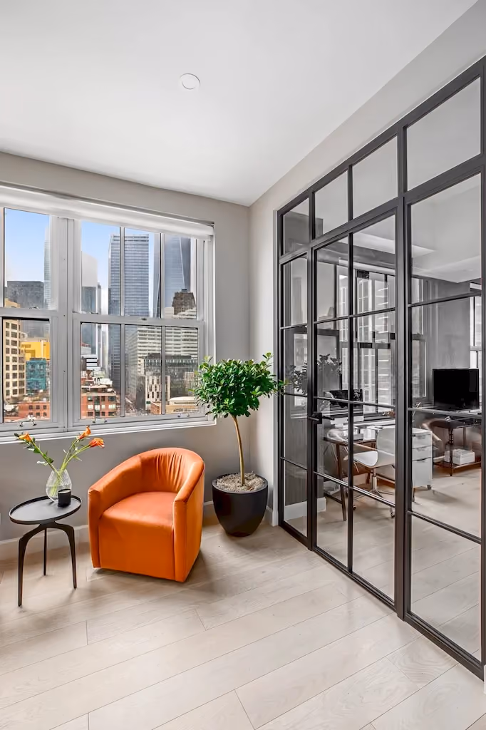 Renovated interior detail of a co-op loft at 335 Greenwich Street in Tribeca, Manhattan, by Gallery KBNY (view 5)