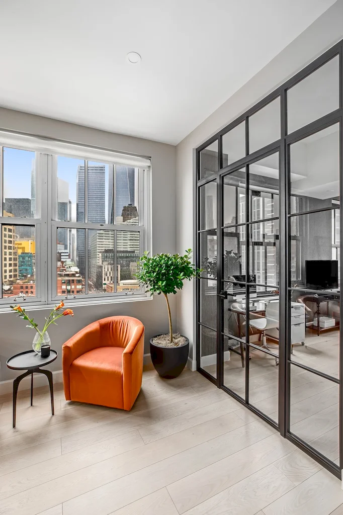Renovated interior detail of a co-op loft at 335 Greenwich Street in Tribeca, Manhattan, by Gallery KBNY (view 5)