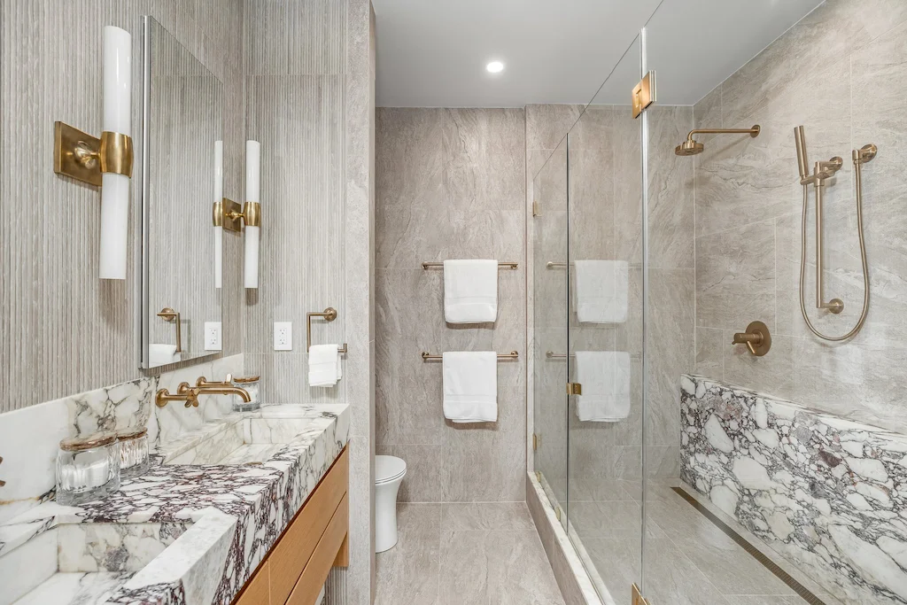 Renovated interior detail of a co-op loft at 335 Greenwich Street in Tribeca, Manhattan, by Gallery KBNY (view 3)