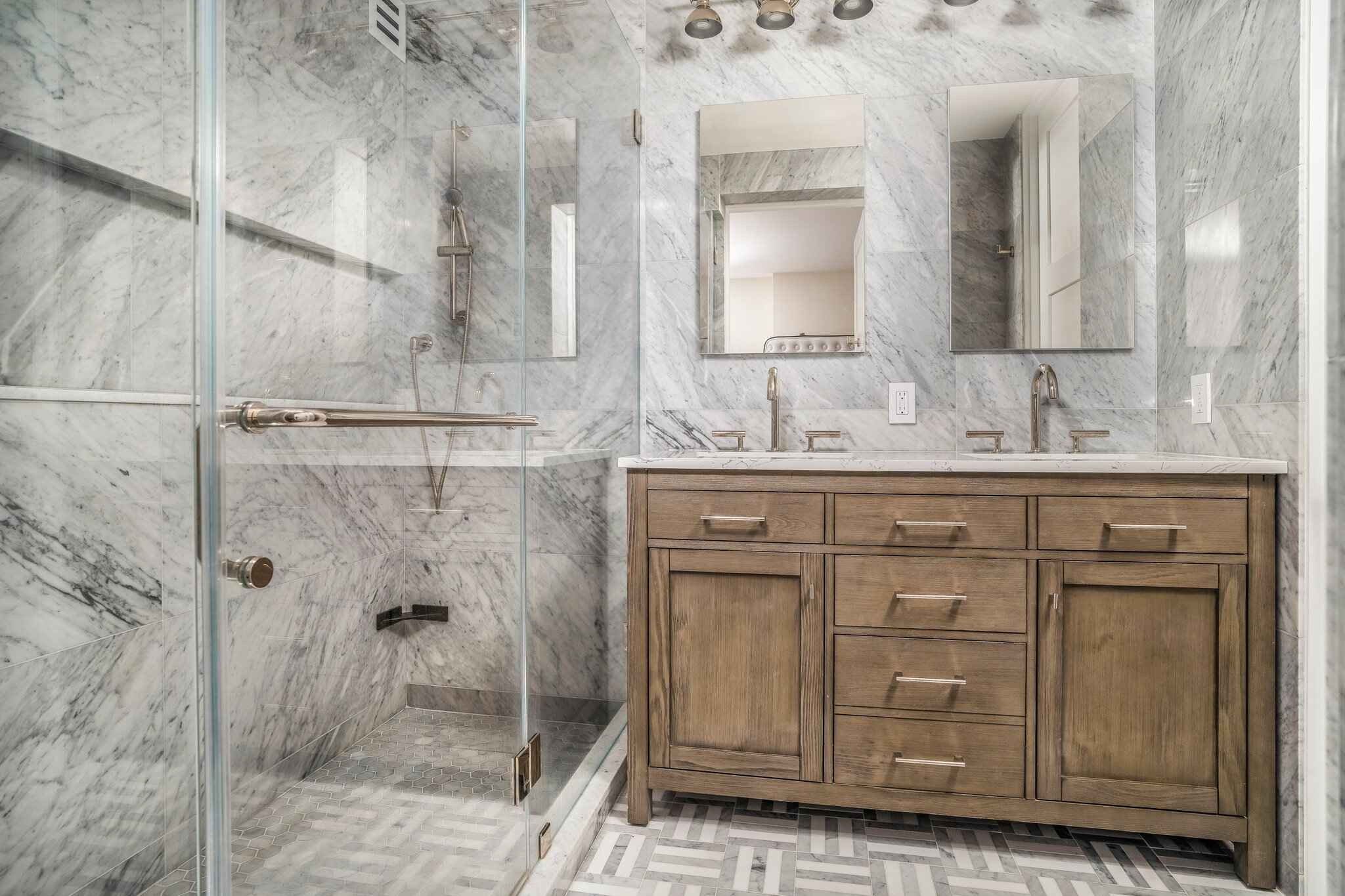 Renovated interior detail of a post-war condo at The Coronado at 155 West 70th Street in Lincoln Square, Manhattan, by Gallery KBNY (view 3)