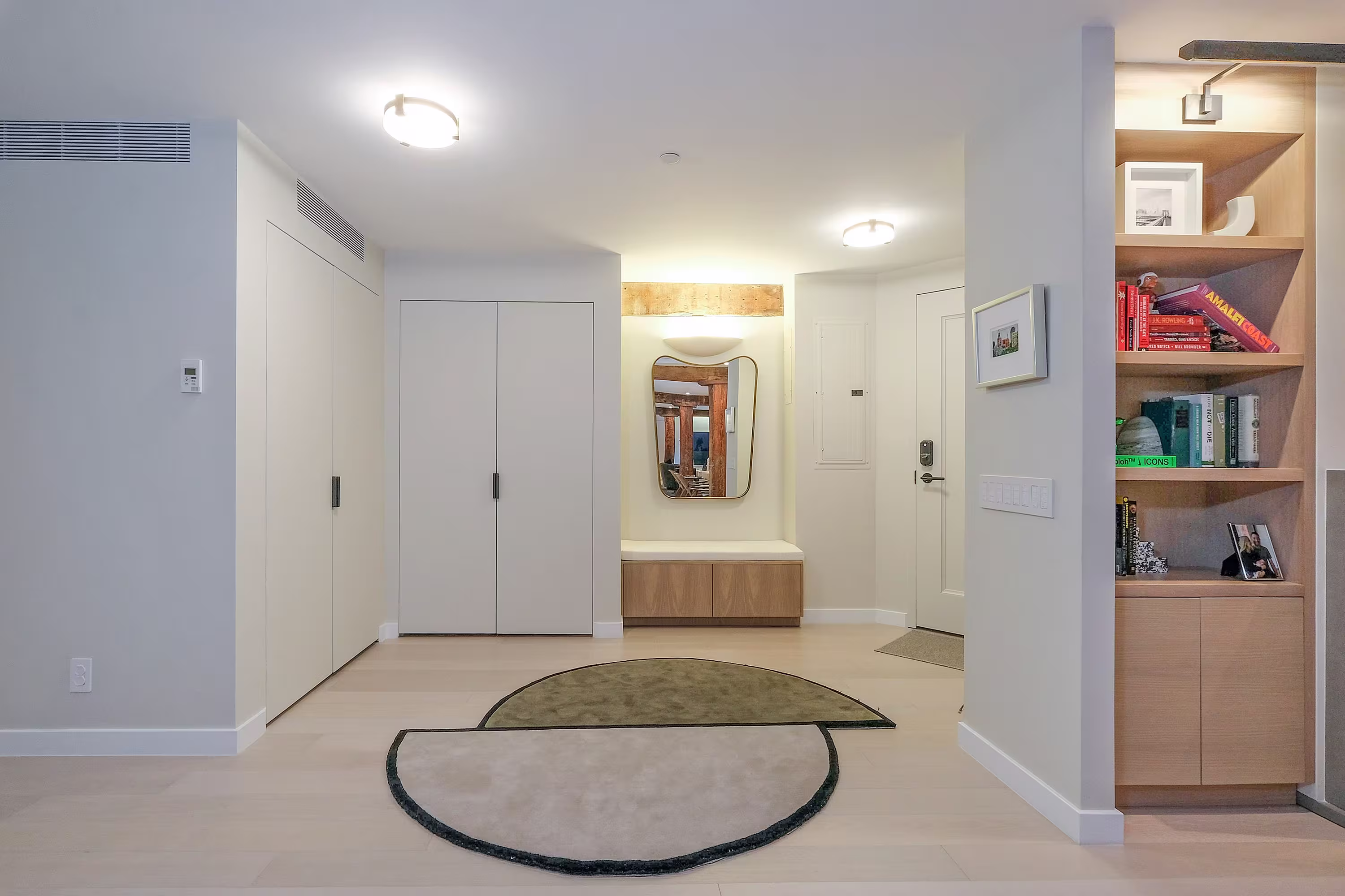 Renovated interior detail of a pre-war co-op loft at 466 Washington Street in Tribeca, Manhattan, by Gallery KBNY (view 3)