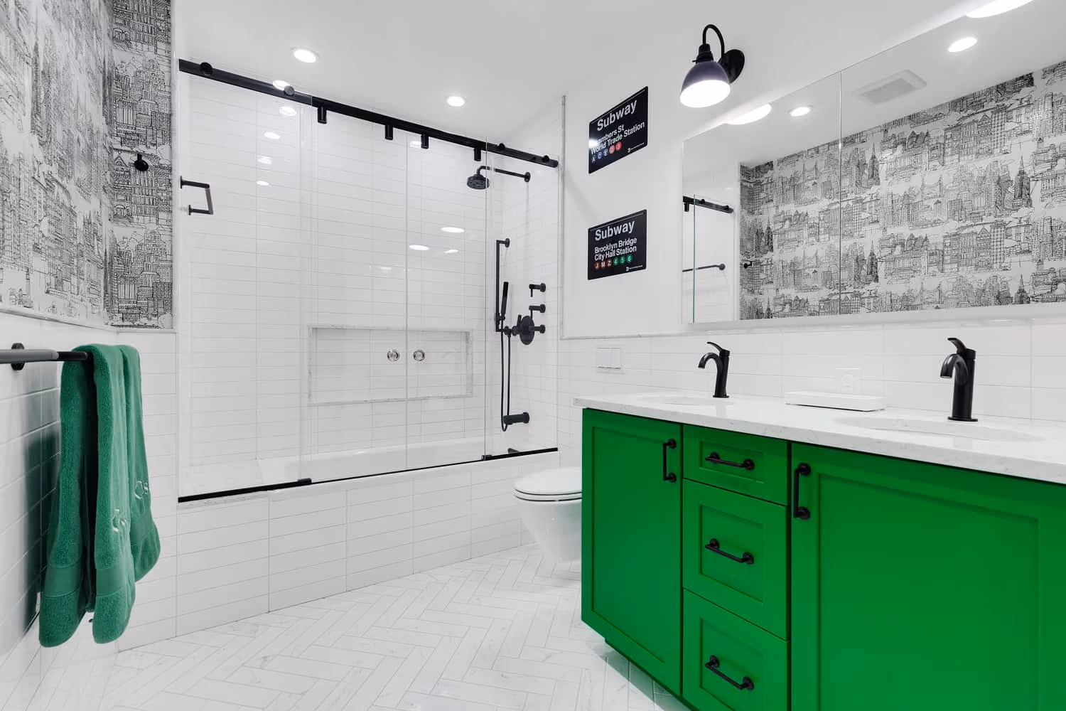 Manhattan Loft Bathroom Renovation at 9 Murray St — Gallery KBNY